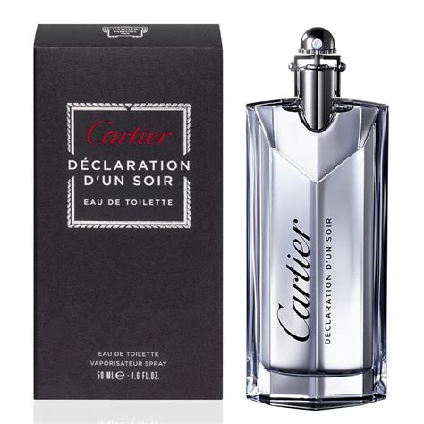 cartier cartier declaration d'un soir eau de toilette|cartier déclaration haute fraîcheur.